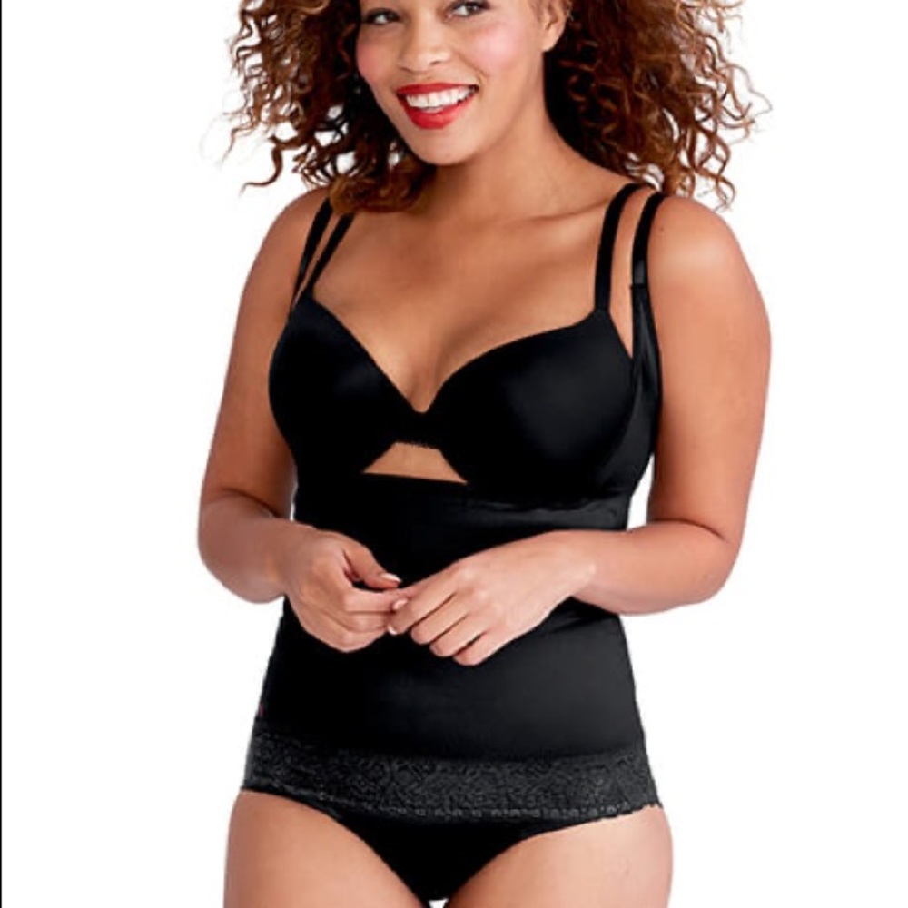 Ruby Ribbon Lace Torsette in Nude L & XXL